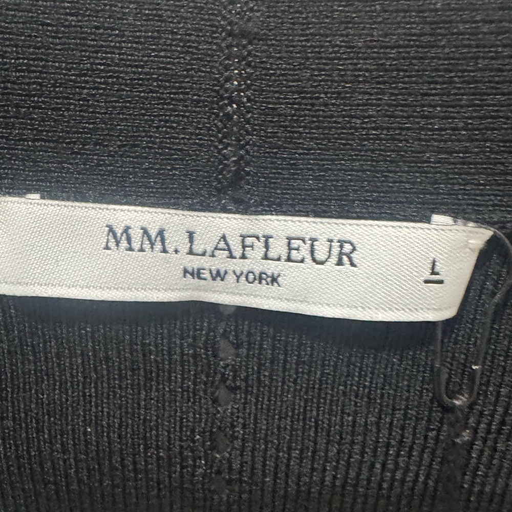 MM Lafleur Black Woolf Jardigan Blazer Size Large - Picture 4 of 7